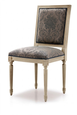 Silla Silla de comedor Madera Tela Sillas de comedor Sillón de diseño Marrón Nuevo Respaldo
