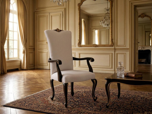 Comedor diseñador madera moderna silla marrón de lujo sillas butaca beige.