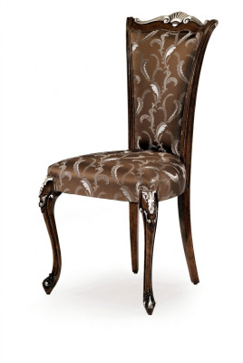 Silla de diseño tapizada de lujo de estilo Art déco.