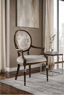 Silla de comedor Silla de oficina Sillón Art déco Silla Sillas de lujo Diseño de silla tapizada Sillas