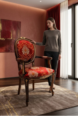 Sillón de lujo nuevo Silla Sillas Silla de comedor Silla de oficina Diseño Silla tapizada Respaldo