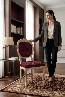Comedor Muebles de madera Sillas Diseño de lujo Silla tapizada Sillas Asiento Muebles de oficina