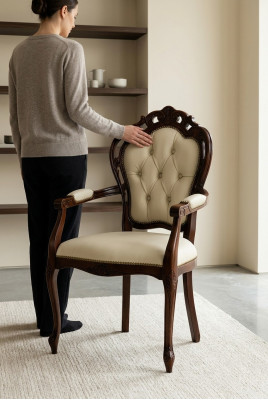 Silla tapizada Royal Sillas Silla de comedor Silla de oficina Moderna Sillón Diseño