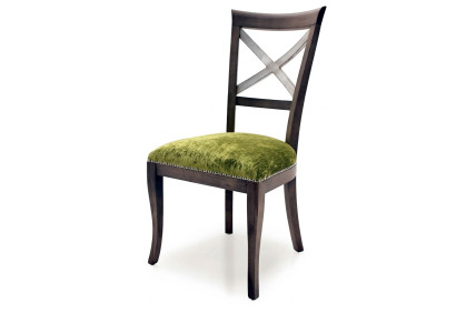 Diseño silla silla tapizada sillas de comedor modernas lujo tela madera muebles