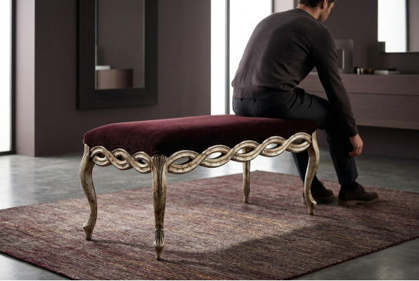 Taburete Banco Reposapiés Bancos de asiento Taburetes de madera Silla Taburete de asiento Madera Banco de lujo