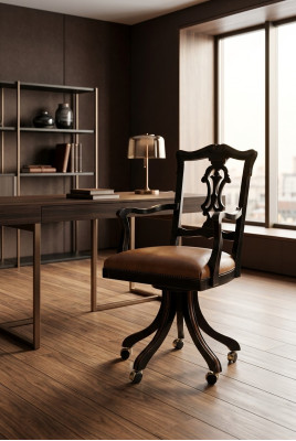 Muebles de diseñador Oficina Jefe Silla de oficina giratoria de lujo Silla acolchada Nueva