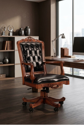 Muebles de oficina, asientos, sillas giratorias, sillones ejecutivos, sillones, silla de oficina, silla giratoria, cuero, nuevo.