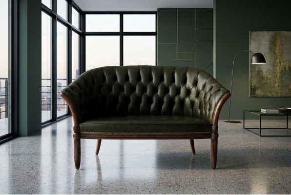 2 cojines de asiento, sofás de cuero grandes en textil nuevo de dos plazas, sofá de diseñador.
