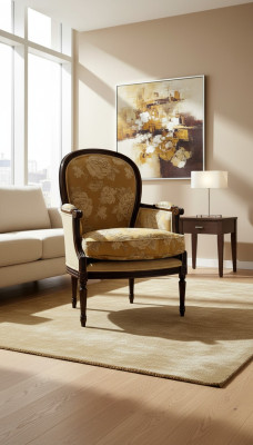 Salón de estar Lounge Muebles de lujo Diseño Sillas Nueva moderna Sillón de diseño Textil