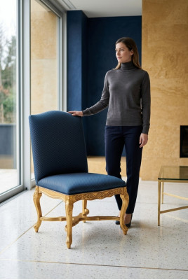 Silla de comedor Silla de oficina Silla de diseñador NUEVA Silla tapizada Silla de salón Respaldo