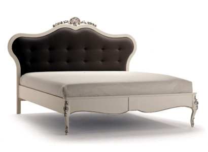 Diseño de dormitorio cama de lujo 180x200 Marco de cama doble de tela en beige Camas nuevas
