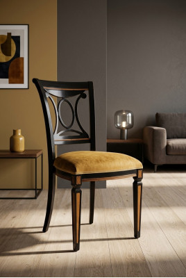 Sillas Sala de estar Comedor Sillón Silla tapizada sin reposabrazos Sillón de lujo