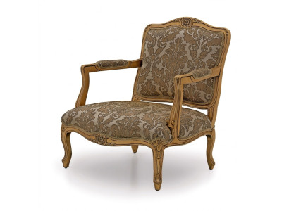 Muebles clásicos de lujo. Sofá de una plaza nuevo. Sillón, sofás, sofá clásico en textil.