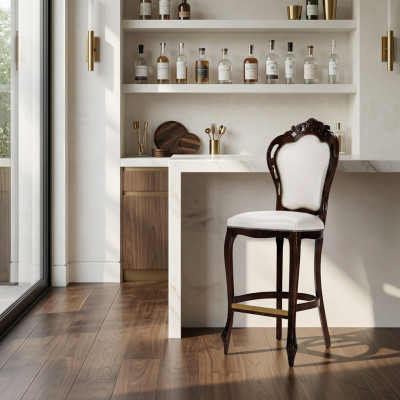 Club Taburete Salón Muebles de estar Silla Butaca Tapizado Diseño Sillones Taburete de bar