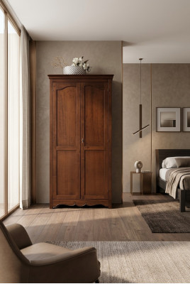 Armarios de ropa Muebles de madera italianos Lujo Diseño de armario de ropa