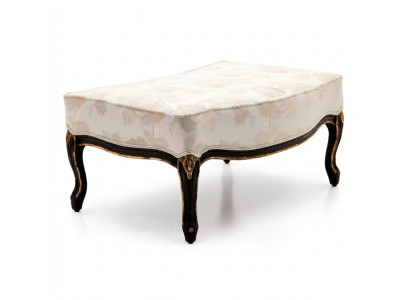 Diseño taburete reposapiés asiento cojín banco asiento textil madera estilo