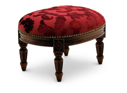 Taburete tapizado de diseño lujoso: taburete multifuncional en un estilo exquisito.