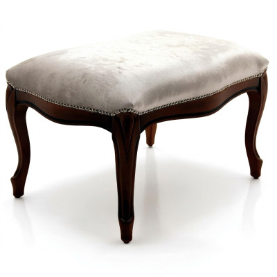 Ottomana Silla Chaise Acolchada Pufa Azul Nuevo Diseño Taburete Reposapiés