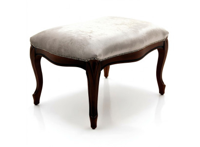 Ottomana Silla Chaise Acolchada Pufa Azul Nuevo Diseño Taburete Reposapiés