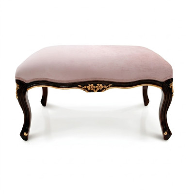Ottomana chaiselongue banco de asiento textil diseñador taburete reposapiés taburete auxiliar