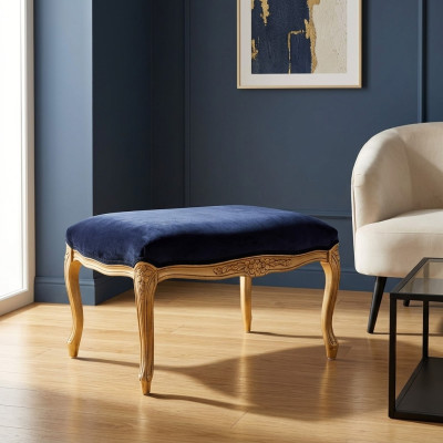 Silla cojín Banco cojín Taburete Banco Textil Tela Madera Estilo Diseñador Nuevo