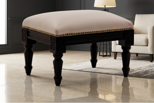 Taburete de diseñador, banco acolchado de sala de estar, reposapiés, otomana, taburete, puf de asiento