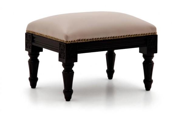 Taburete de diseñador, banco acolchado de sala de estar, reposapiés, otomana, taburete, puf de asiento