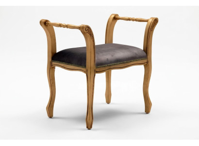 Ottomana chaise longue banco de asiento de tela de terciopelo 70x39 taburete reposapiés taburete auxiliar.