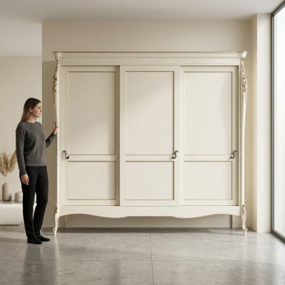 Dormitorio Muebles Sala de estar Muebles Madera Nuevo Armario Ropa Diseño Armario
