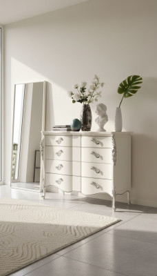 Sala de estar Madera Moderna Lujo Diseño Italiano Cómoda Muebles Aparador Clásico