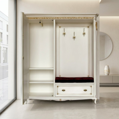 Soporte de ropa Ropa de exterior Armario Espejo Vestidor italiano