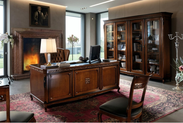 Escritorio de oficina + silla Escritorios Mesa Mesa de madera Silla Mesas Nuevo 3 piezas