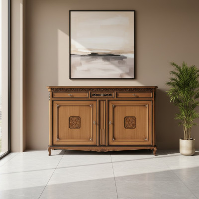 Diseño cómoda armarios cajoneras estante estantes madera aparador armario madera maciza