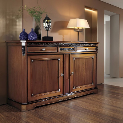 Muebles italianos de sala de estar, muebles de madera nuevos, mueble de televisión, aparador, armario de televisión.