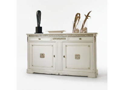 Muebles italianos de lujo de madera, cómoda clásica estilo buffet madera nueva.
