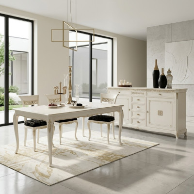 Vitrina Aparador Buffet de cocina Armario de campo Estantería Aparador Bufé Vitrina