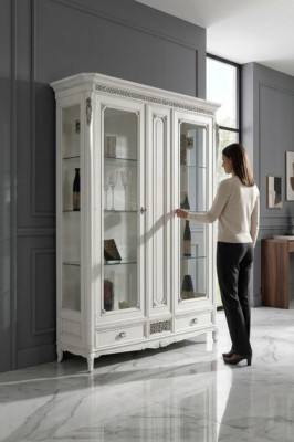 Diseño aparador Muebles italianos Cómoda de diseñador de lujo de madera Vitrina Armario