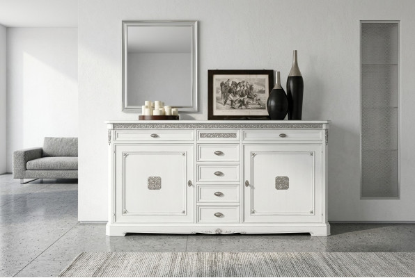 Aparador de madera Armarios Sala de estar Vitrina Cómoda clásica Cómodas
