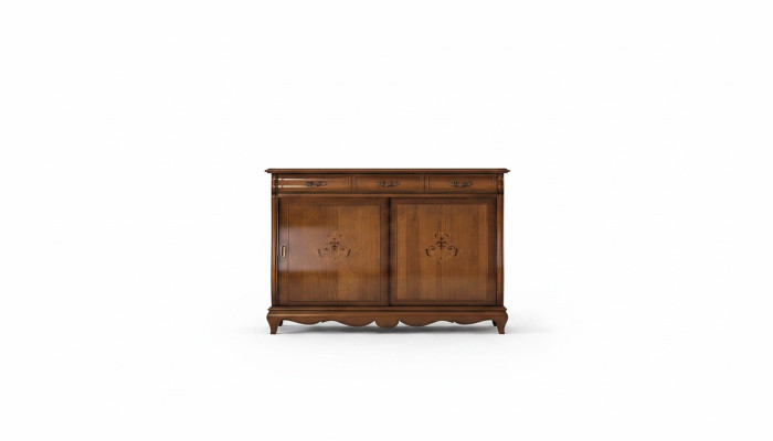 Buffet XL Cómoda Aparadores Gabinete Clásico Aparador Consola Estantería Madera