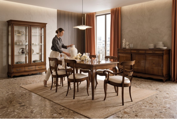 Muebles grupo de mesa + 6 sillas, conjunto de comedor de 7 piezas.