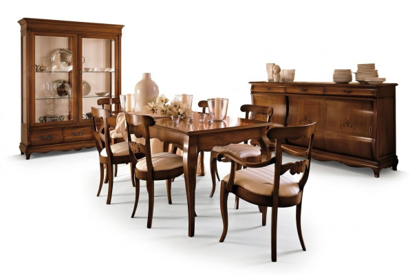 Muebles grupo de mesa + 6 sillas, conjunto de comedor de 7 piezas.