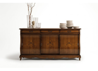 Cómodas marrones Aparadores de madera maciza Armario Muebles Cómoda Aparador Sideboard