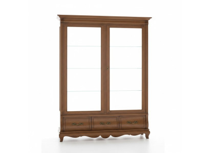 Estanterías clásicas Armarios Mobiliario Vitrina xxl Armario de cristal Credenza Muebles