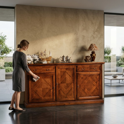 Cómoda cajones madera aparador armario armarios macizo cómodas salón
