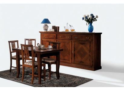 Buffetschrank Aparador Nuevo Aparador Cajón Vitrina Sala de estar Madera