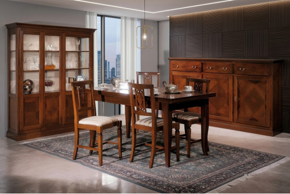 Muebles de diseño Mobiliario Mesas Mesa de madera maciza Nueva Mesa de comedor de lujo Italiano