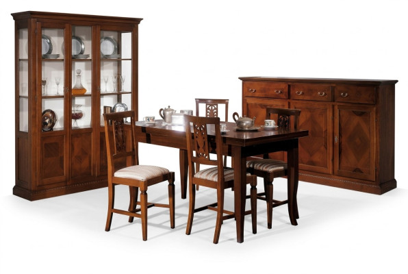 Muebles de diseño Mobiliario Mesas Mesa de madera maciza Nueva Mesa de comedor de lujo Italiano