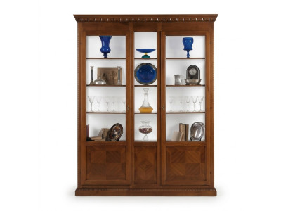 Vitrina de madera maciza para la sala de estar mueble aparador.