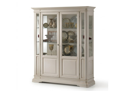 Muebles de sala de estar aparador madera maciza vitrinas armario de vidrio vitrina de madera maciza.