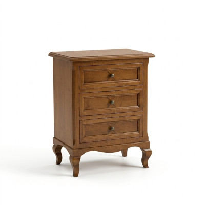 Mueble de madera nuevo italiano, diseño de consola de mesita de noche auxiliar.